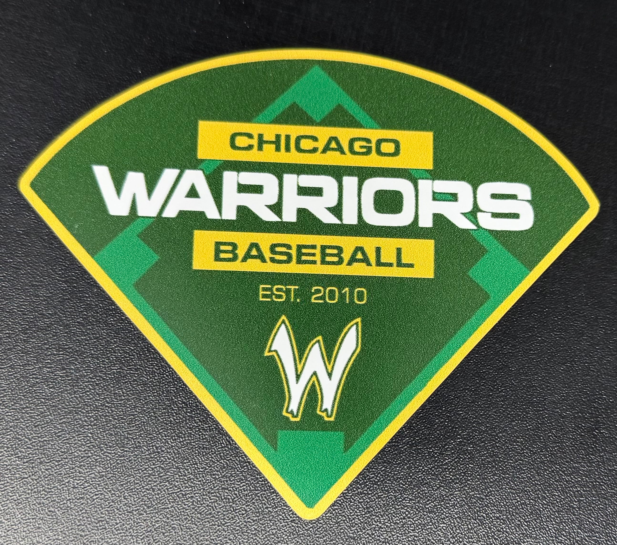 Chicago Warriors Car Magnet - New Graphic