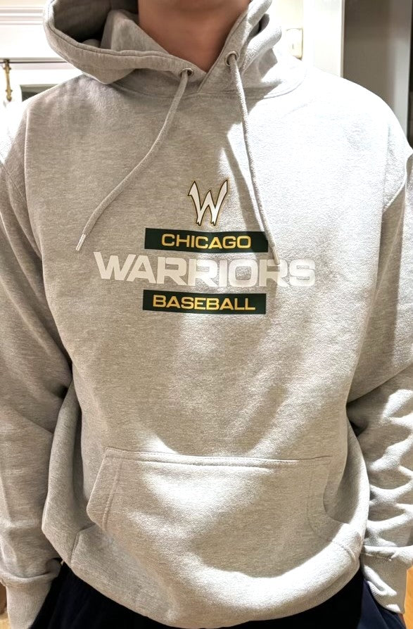 Chicago Warriors Gray Hoodie