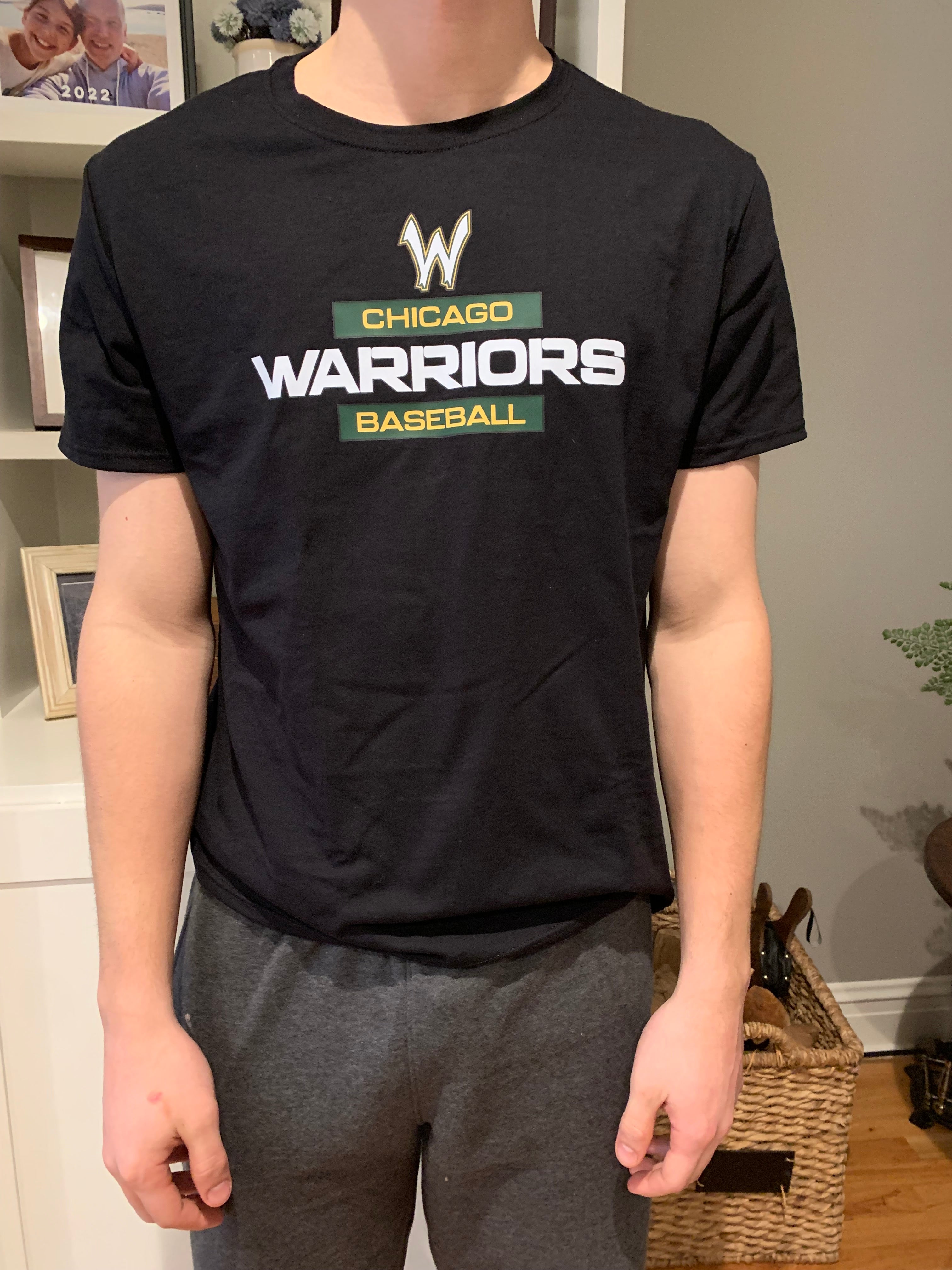 Chicago Warrior Black T Shirt Warriors Graphic