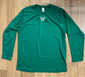 Warriors Forest Green Long Sleeve Shirt with W