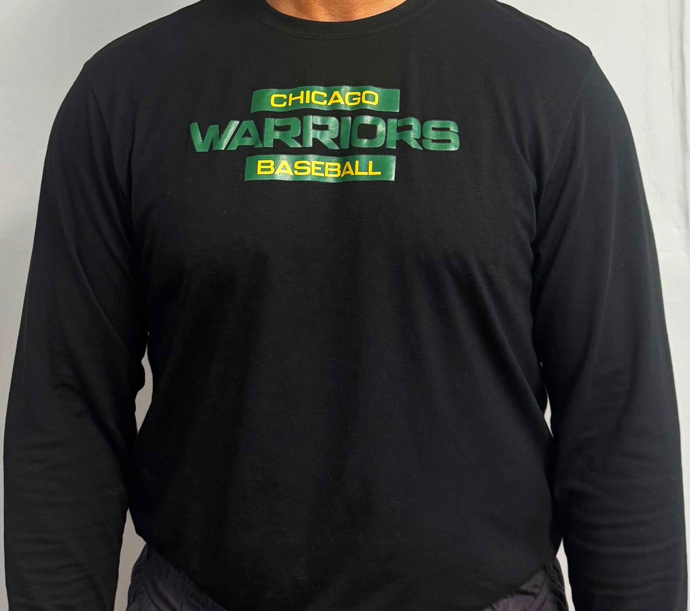 Warriors Black Long Sleeve Shirt