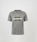 Warriors Baseball Graphic Tshirt-Gray